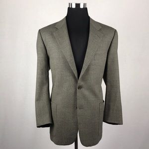 Calvin Klein Single-Breasted, 2 button Tweed Suit